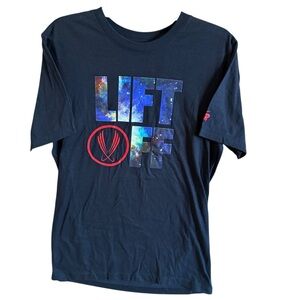 NWT Men’s Nike Air Lift Off Galaxy Foamposite Inspired T-Shirt-Small